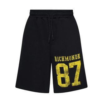 John Richmond Bermuda Richmond X - male - John Richmond - Casual Shorts - Black - XS - Shorts