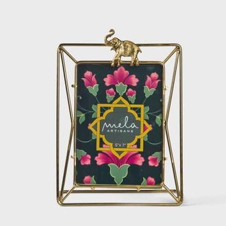 Mela Artisans Gilded Elephant Frame - 5x7 in Gold at Nordstrom