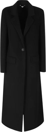 Hev&ograve; Lamiedolimpia Coat - - Coats - Donna - Nero - XS