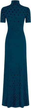 Paco Rabanne Maxi Jurk - Dames - Maxi kleedjes - Blauw - S - Kleedjes