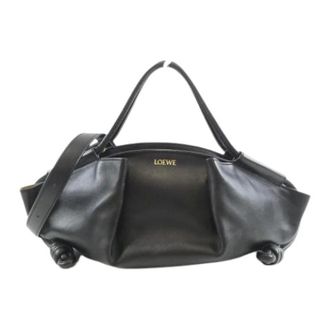 Loewe Pre-owned Handbag - Dames - Pre-owned - Zwart - Maat: ONE Size Leer
