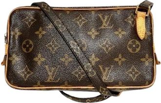Louis Vuitton Pre-owned Cross Body Bags, female, Brown, Size: ONE SIZE Pre-owned Monogram Shoulder Bag