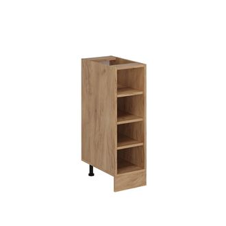 Vicco Estante De Cocina R-line, Roble Dorado, 25 Cm Sin Encimera