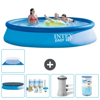 Intex Piscina Easy Set Redonda - 396x84 Cm - 7-piezas S30674