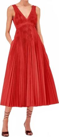 Alexis Womens Lauren Dress In Vermillon