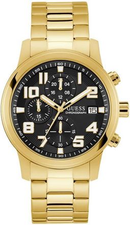 Guess Atticus Goldtone Chronograph Bracelet Watch, 44mm at Nordstrom