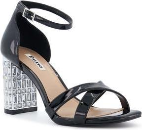 Dune London Malena Square Toe Sandal in Black at Nordstrom Rack, Size 10Us / 40Eu