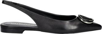 Valentino Valentine - Dames - Ballerinas - Zwart - 39 EU - Leer - Schoenen