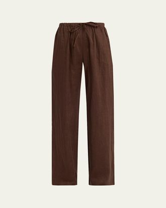 Aexae Drawstring Linen Pants