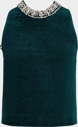 SIMKHAI Rema Crystal-Embellished Top