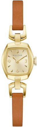Bulova Goddess Of Time Jackie Quartz Champagne Dial Ladies Watch 97L202