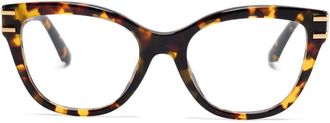 Dolce & Gabbana Eyewear Occhiali con effetto tartarugato - Marrone
