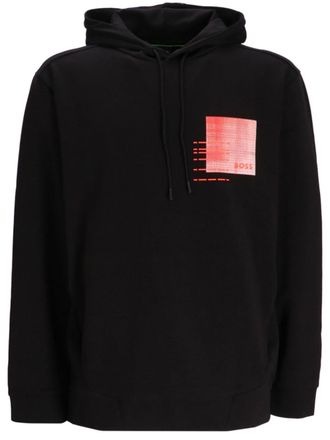 BOSS Felpa con cappuccio - Nero
