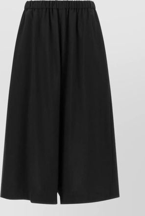 Comme Des Gar&ccedil;ons wool cropped wide-leg culotte trousers