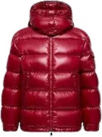 Moncler Maire Hooded Down Jacket - Dames - Winterjassen - Rood - L - Jassen