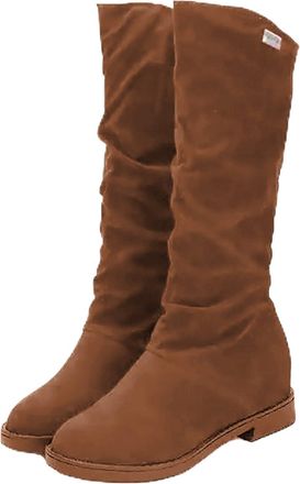 Generic one pound items sale clearance items Womens Winter Boots Fur Lined Booties Outdoor Ski Warm Boots Thickening Hiking Shoes Soft Winter Suede wide fitti