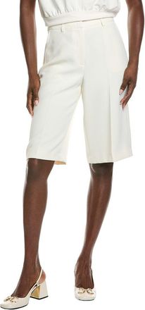 Kenneth Cole Fly Front High-Rise Boyfriend Long Short