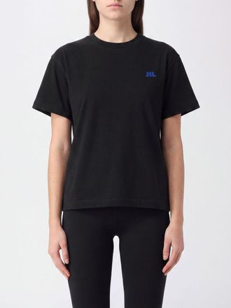 Jil Sander Cotton T-Shirt with Contrasting Embroidered Front Logo