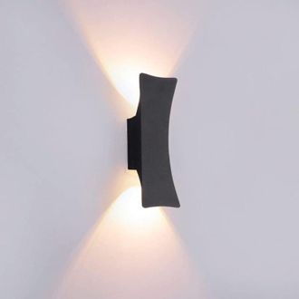 OEM Aplique De Pared Led De Aluminio Impermeable, 6w 100-277v 3000k Blanco C&aacute;lido, Luminaria Exterior Con Clasificaci&oacute;n De Impermeabilidad Ip65 - Crezuo