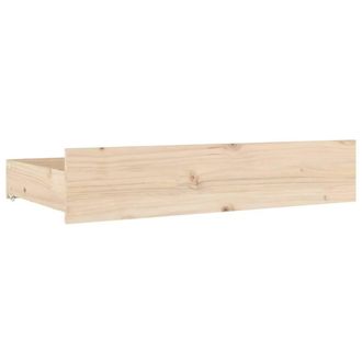 Berkfield Home Beautiful Bed Drawers 4 pcs Solid Wood Pine in Natural