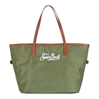 MC2 Saint Barth City Bag - female - MC2 Saint Barth - Shopping Bags - Green - ONE SIZE - Bags