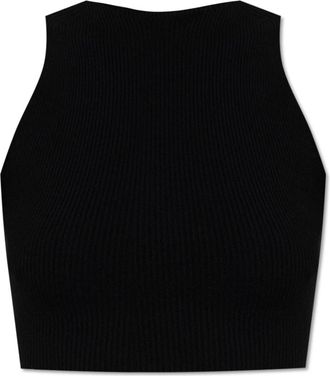 &Aacute;eron Top met decoratieve uitsnede - Dames - Blouses - Zwart - L - Overhemden