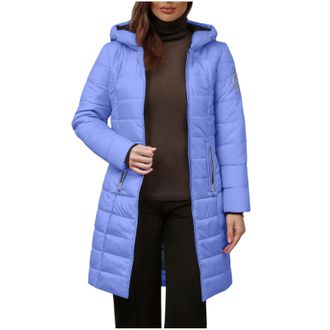 Generic Winter Jackets for Women Thick Fleece Lined Womens Coats Quilted Jackets Warm Fuzzy Waterproof Coat Padded Windproof Ladies Puffer Coats Thermal Outdo