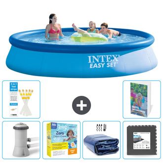 Intex Piscina Easy Set Redonda - 396x84 Cm - 7-piezas S285