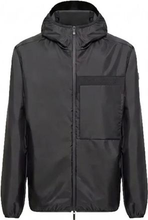 Moncler Jasmin Korte Parka - Heren - Gewatteerde jassen - Zwart - L - Leer - Jassen