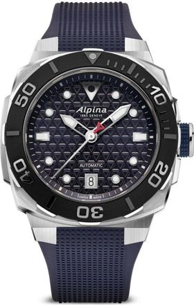 Alpina Seastrong Diver Extreme Automatic 40.50mm - men - stainless steel/Rubber - One Size - Blue