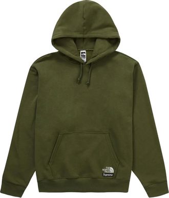 SUPREME x The North Face hoodie met buidel - Groen