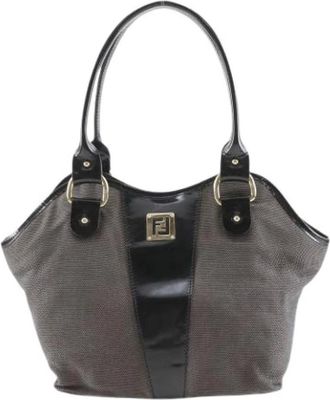 Fendi Pre-owned Handbags, female, Brown, Size: ONE SIZE Pre-owned Canvas fendi-bags