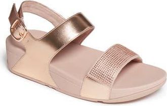 FitFlop Lulu Crystal Slingback Sandal in Rose Gold at Nordstrom Rack, Size 11