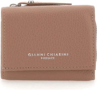 Gianni Chiarini Accessoires, Dames, Bruin, ONE Size, Leer, Grain Wallet