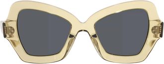 Celine Blue Butterfly Ladies Sunglasses CL40067I 47V 54