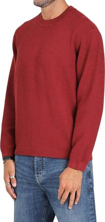 A|X Armani Exchange Viscose Polyamide Crewneck Sweater - Red