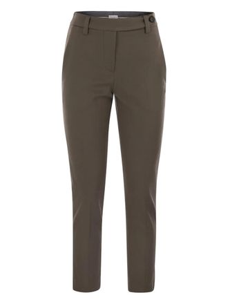 Brunello Cucinelli Cigarette broek - Bruin