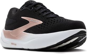 Brooks Ghost Max 3 Running Shoe in Black/Black/Rose Gold at Nordstrom, Size 11.5