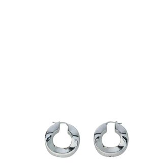 Jil Sander Sculpted Hoop Earrings - Dames - Oorbellen - Grijs - ONE Size - Accessoires