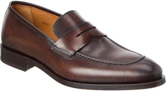 Antonio Maurizi Leather Penny Loafer