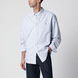 Polo Ralph Lauren Light blue/white striped Oxford Custom-Fit shirt