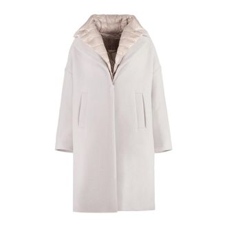 Herno Jassen, Dames, Roze, L, Nylon, Resortjas in Modern Double & Nylon Ultralight