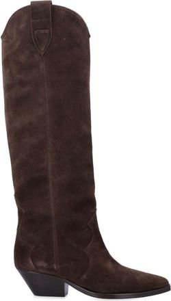 Isabel Marant Denvee Suede Cowboy Boots