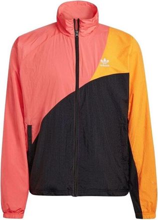 adidas Originals Adicolor Colorblock Track Top Black Pink Orange HC4500