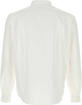 Prada Mens Oxford Cotton Shirt White Trochusniloticus