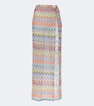 Missoni Pareo a zig zag con lam&eacute;