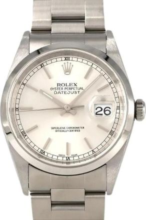 Rolex Pre-owned Datejust Acciaio Inossidabile Automatico 16200 - - Pre-owned - Donna - Grigio - ONE SIZE