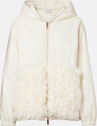 Moncler Paneled zip-up hoodie