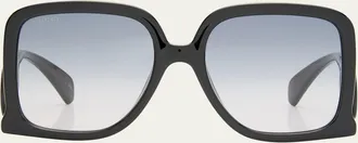 Gucci Gradient GG1326S Square Plastic Sunglasses