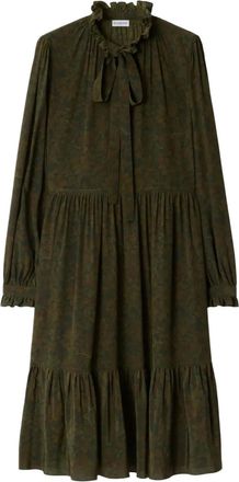 Burberry Abito con stampa - Verde